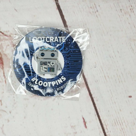 Loot Crate September 2017 Robotic Pin #LootPins - Picture 4 of 10